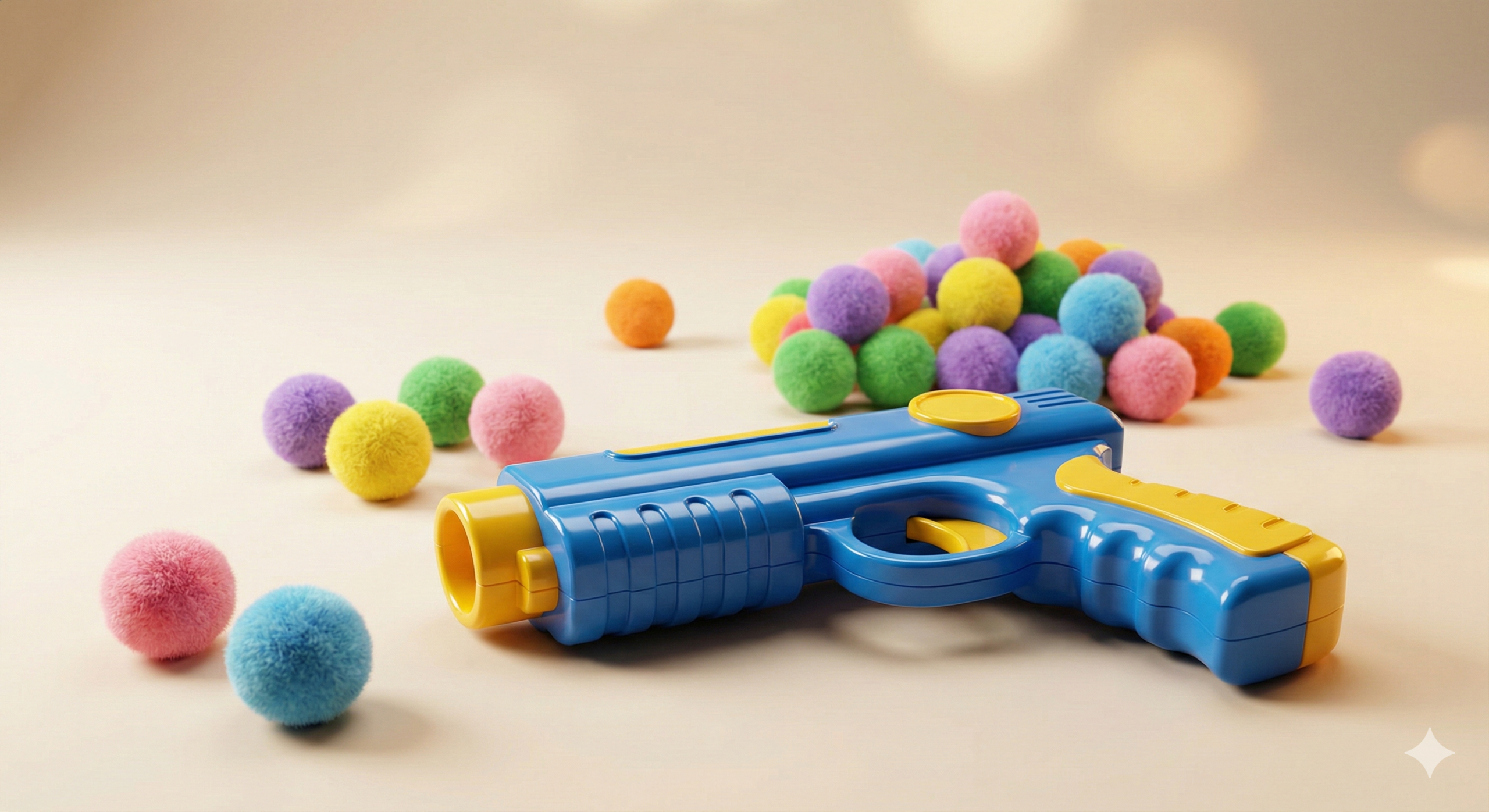 31Pcs-Cat-Ball-Toy-Launcher-Gun