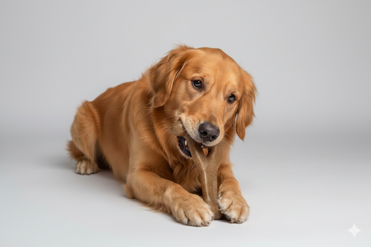 Dog-Chew-Bone – Durable-Non-Toxic Bacon-Chew-for Aggressive-dogs