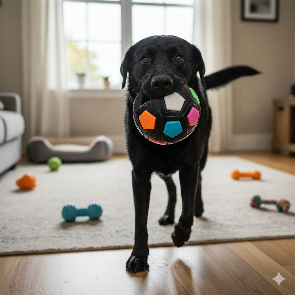 dog-calming-ball-with-handle-squeaker-mellow-dog-calming-ball-interactive-toy